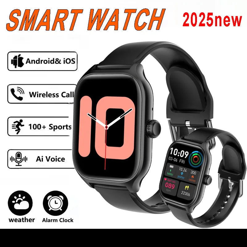 Smart Watch Bluetooth Calling Message Notification Multi-Sport Mode Heart Rate Blood Pressure Blood Oxygen Monitoring SmartWatch