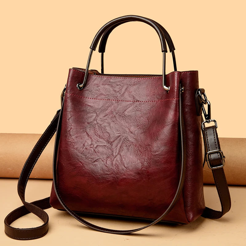 Luxury Handbags Woman Bags Designer Big Shoulder Bags for Women's 2024 Trendy Large Capacity Ladies Leather Hand Casual Tote Bag