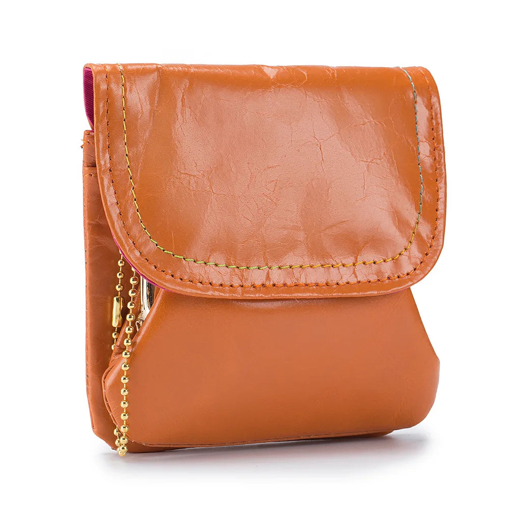 New Cowhide Wallets for Women Female Genuine Leather Purses Fashion Large Capacity Cute Wallet Money Bag Small Coin Card Holders