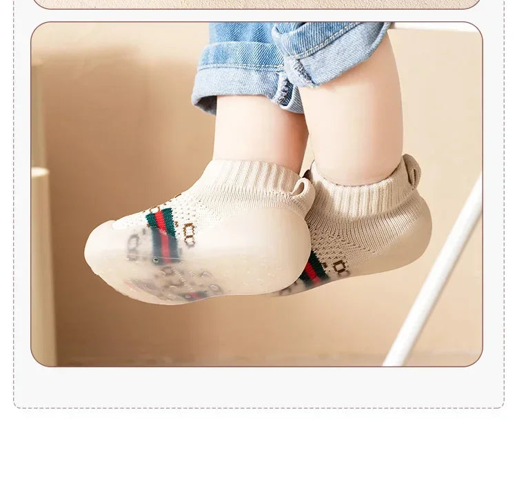 Children's Outwear Children's Shoes Children's Walking Shoes New Spring Autumn Mesh Children's Solid Color Shoes Soft Sole