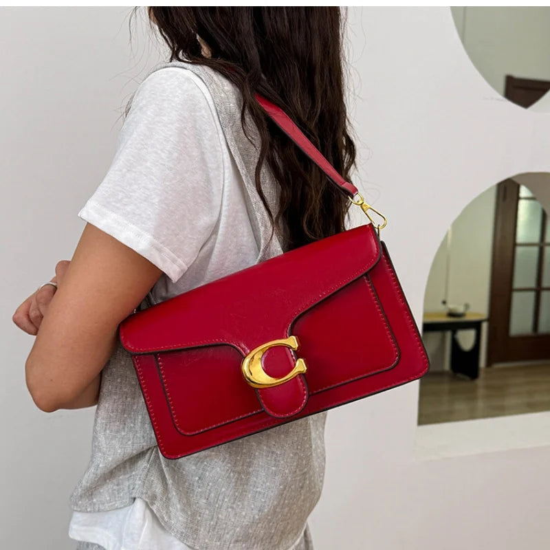Double-Strap Small Square Crossbody Bag – Stylish Underarm Shoulder Purse For Women, Fashionable Classic Shoulder Bag 2026