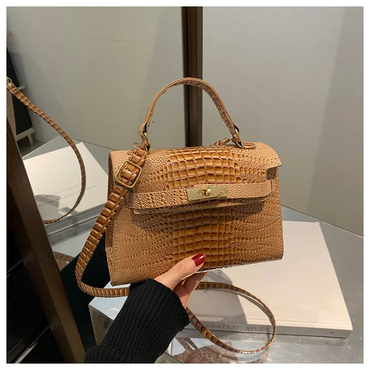 Fashionable  Handbag Women's Shoulder Bag Versatile Crossbody Small Square Bag Elegant Single-Strap Handbag