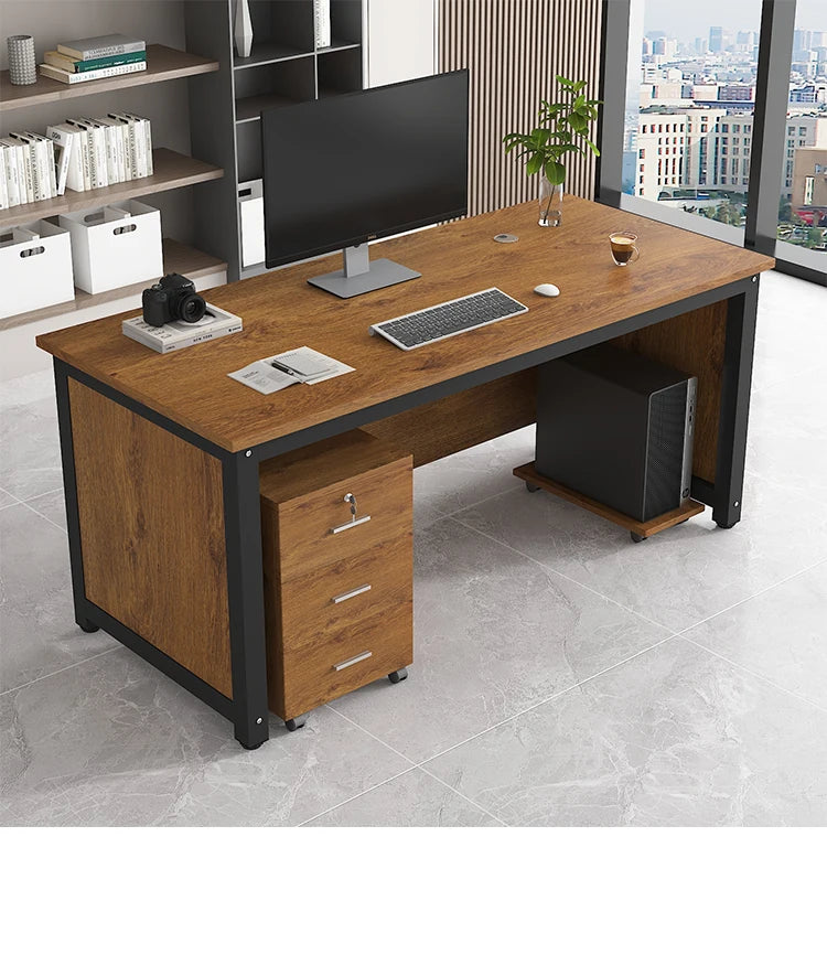 Simple Modern Office Desk Drawers Computer Study Conference Office Desk Reception Bedroom Scrivania Da Ufficio Furnitures