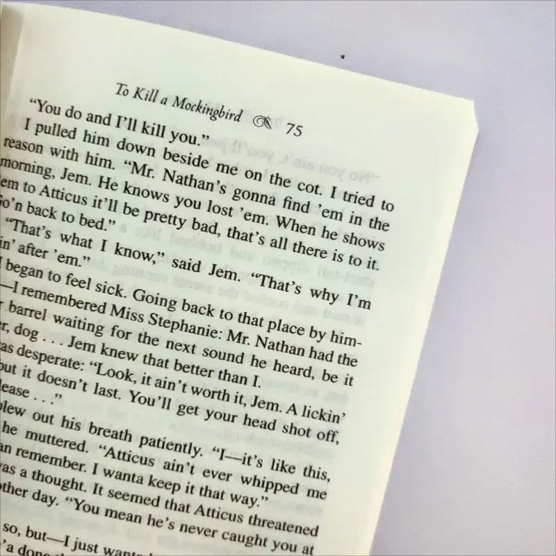 To Kill A Mockingbird Book Cover Locket Necklace & Keyring Bronze and Silver Tone Jewelry