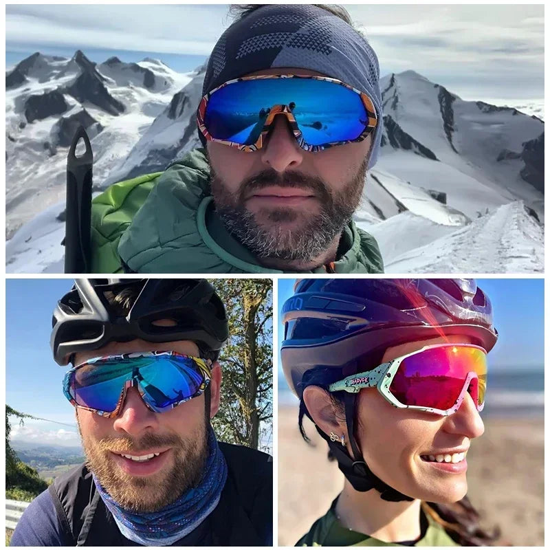 Cycling Sunglasses Sports Cycling Glasses Bike Eyewear MTB Dark Glasses Outdoor  Bicycle Goggles for Men Women Sunglasses UV400