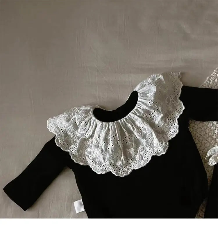 New Baby Girl Clothes Fashion Lace Spring Bodysuit One-pieces Sweet Princess Comfort Soft Bodysuit Newborns Elegant Baby Dresses