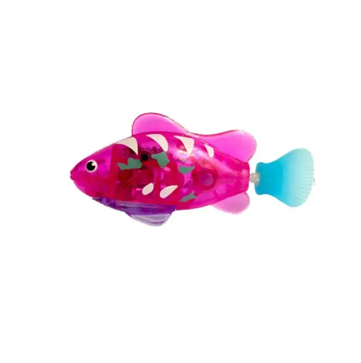 Flash Swimming Electronic Pet Fish Bath Toys for Children Kids Bathtub Battery Powered Swim Fishing Tank Decoration