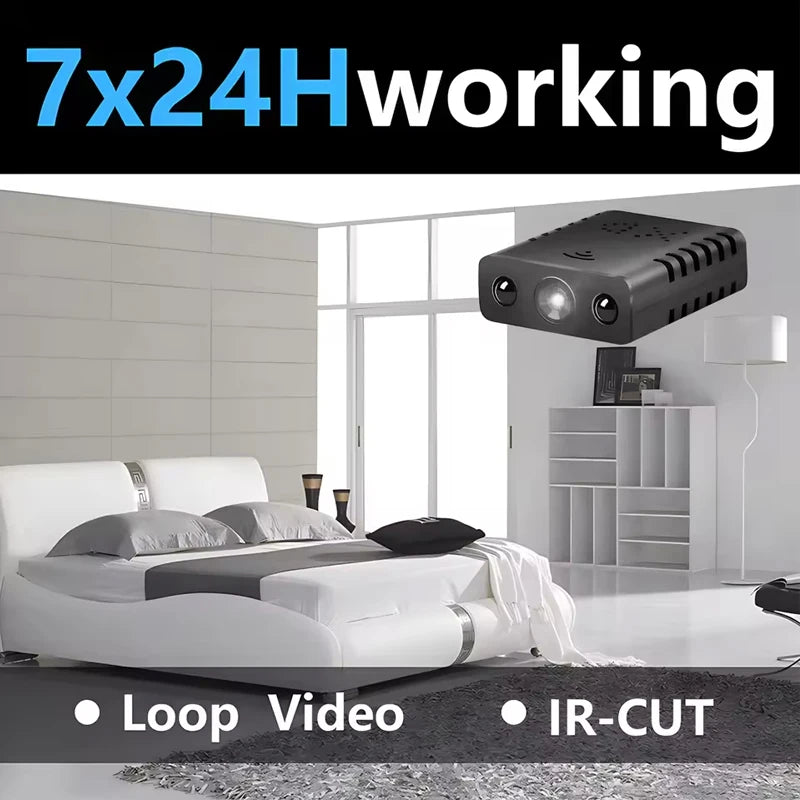 XD WIFI 1080P Mini Camera Built-in Battery IP Remote Monitoring Camcorders IR Night Vision Body Cam Invisible Espia Cam