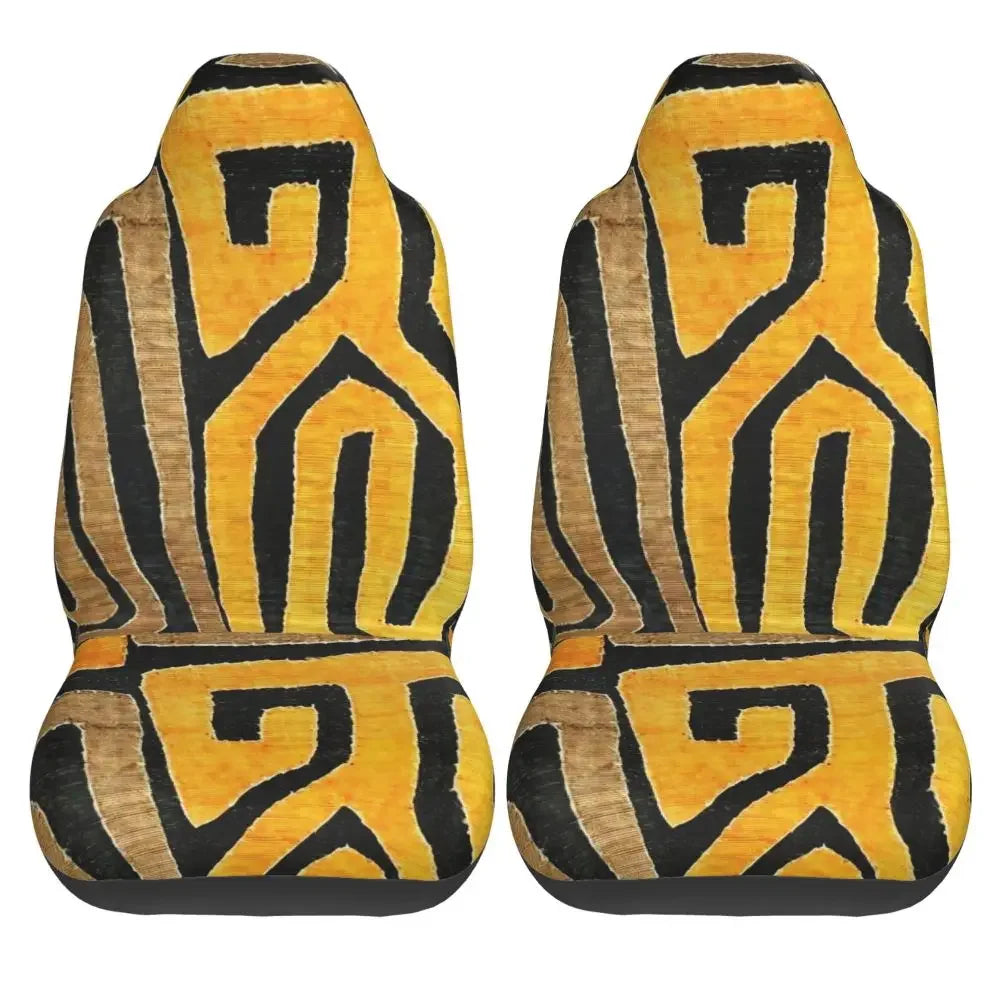 Antique African Textile Print Universal Car Seat Cover Protector Interior Accessories Women Seat Cushion/Cover Seat Protector