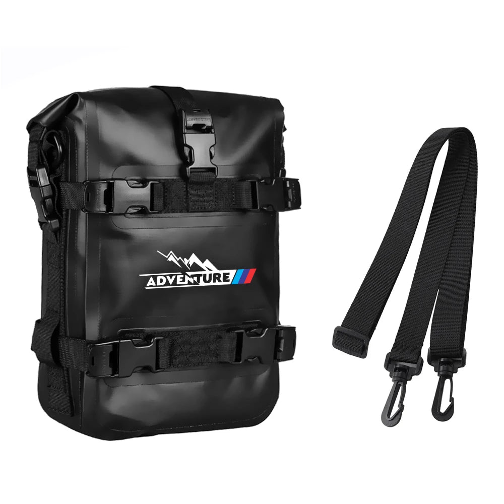 Motorcycle Bumpers Bag Waterproof 6L-8L Motorcycle Side Frame Bag Motorcycle Crash Bar Bag Universal Tools Storage Bag