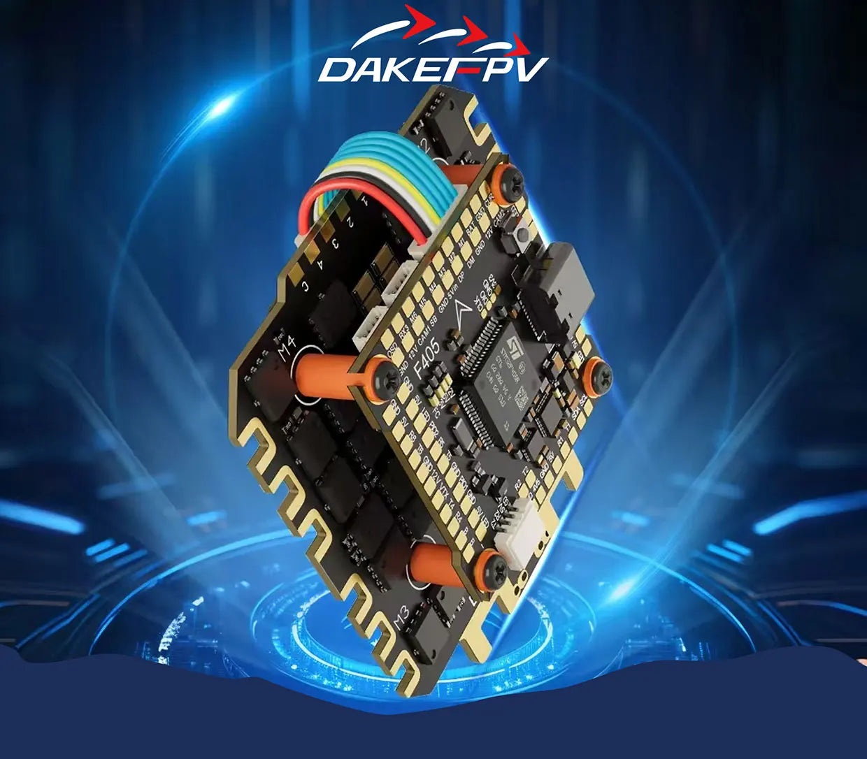 DAKEFPV F405 V3 FC 12S 100A / 120A Stack Betaflight Ardupilot INAV F4 Flight controller for FPV Freestyle Drone Model