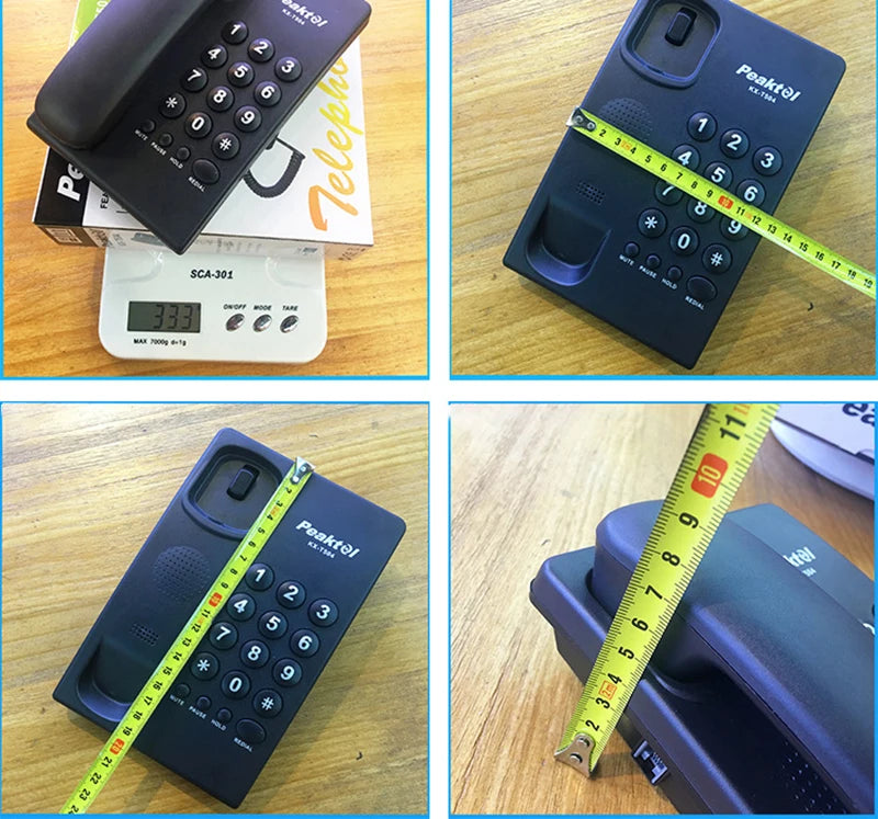 Corded Phone Landline Telephone with Mute, Pause, Hold, Redial, Desktop Phone Landline Радиотелефон for Home, Hotel, Office