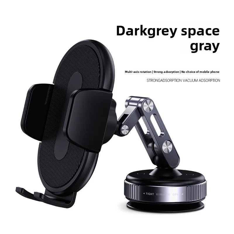 Vacuum Suction Car Phone Holder for Dashboard/Display/Glass Navigation, Universal Fit for Smartphones Over 4.7 Inches