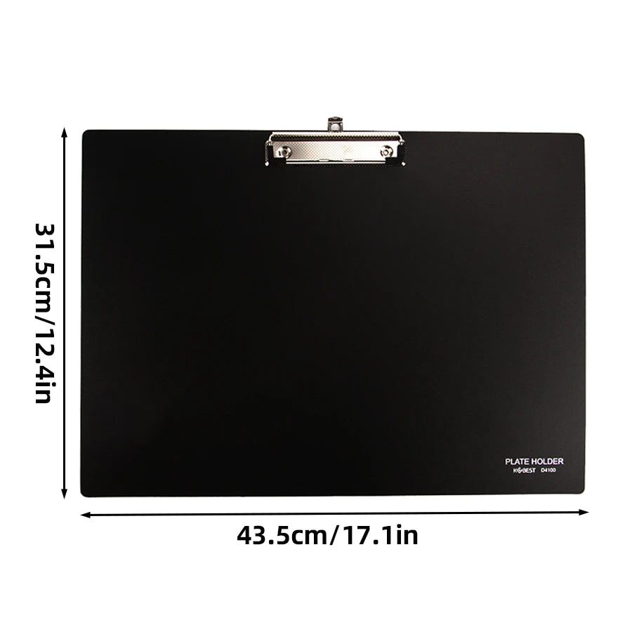 A3 Clipboard - Outdoor Sketching Clipboard, 8K Drawing Board Clip, Student Writing Pad, Office Document Holder