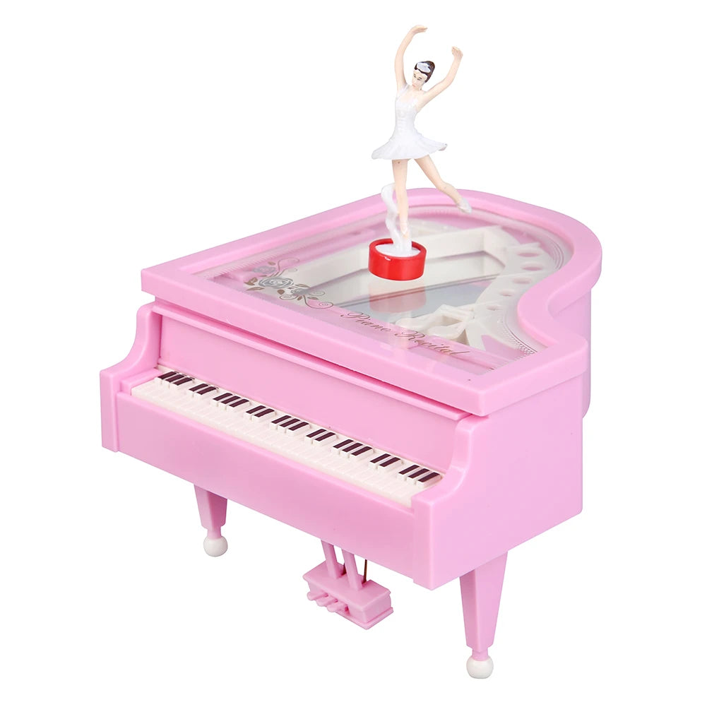 Dancing Ballerina Elegant Music Box Romantic Classic Piano Musical Box Exquisite Creative Eco-friendly for Birthday Wedding Gift