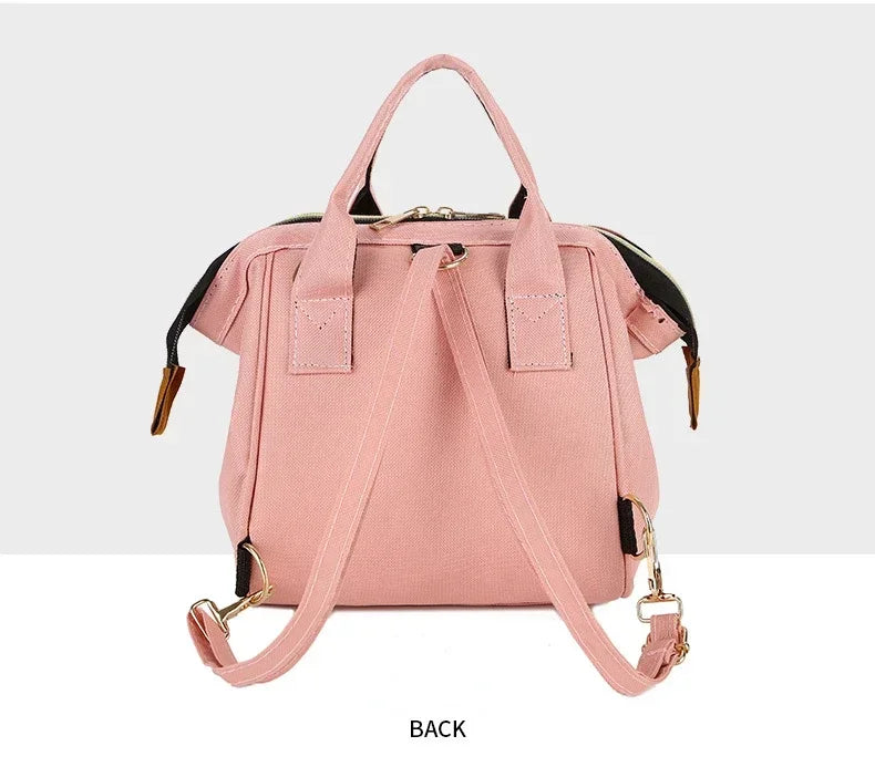 Small size mother and baby mother storage bag handbag travel backpack diaper bag baby stroller accessories