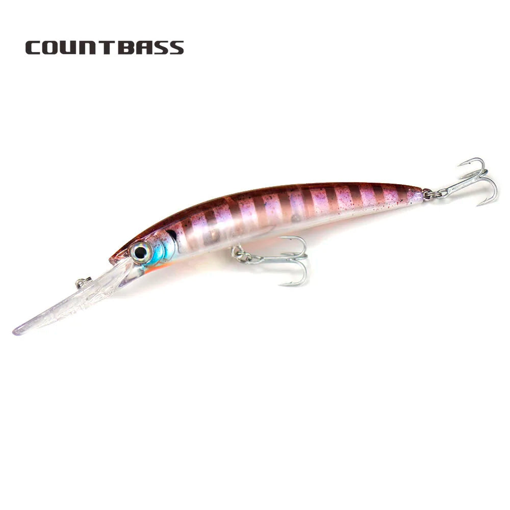 Countbass Floating Minnow 110mm 4-21/64" 15.6g 1/2 oz. Dive 2.5-3m Wobblers Hardbaits Angler's Lure for Fishing