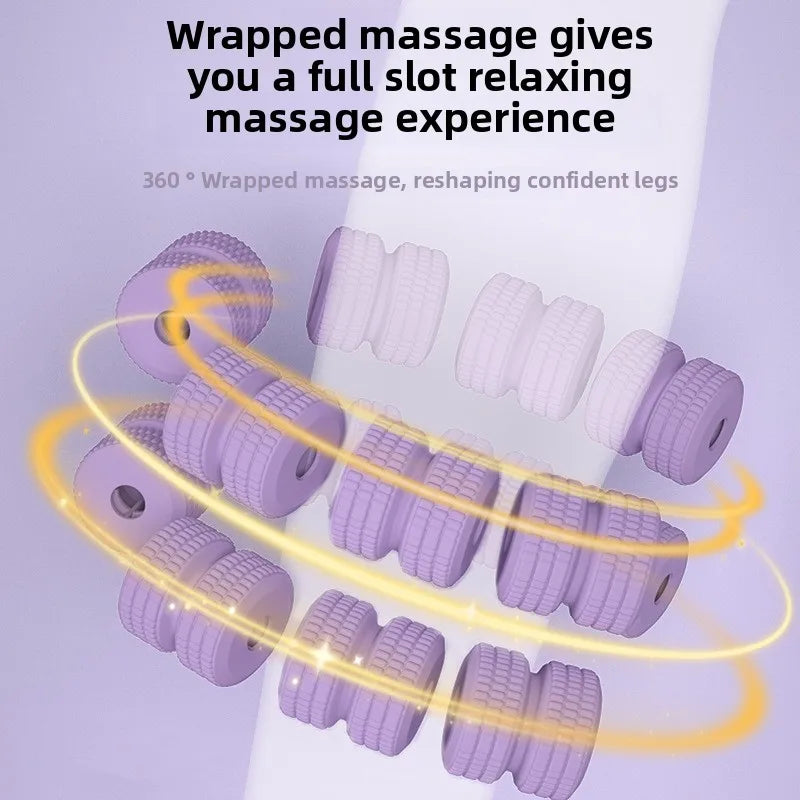 Newest  Wheel Annular Leg Clamp Massager Relax  Massager Anti-cellulite Massager Body Slimming Roller Massage for Body