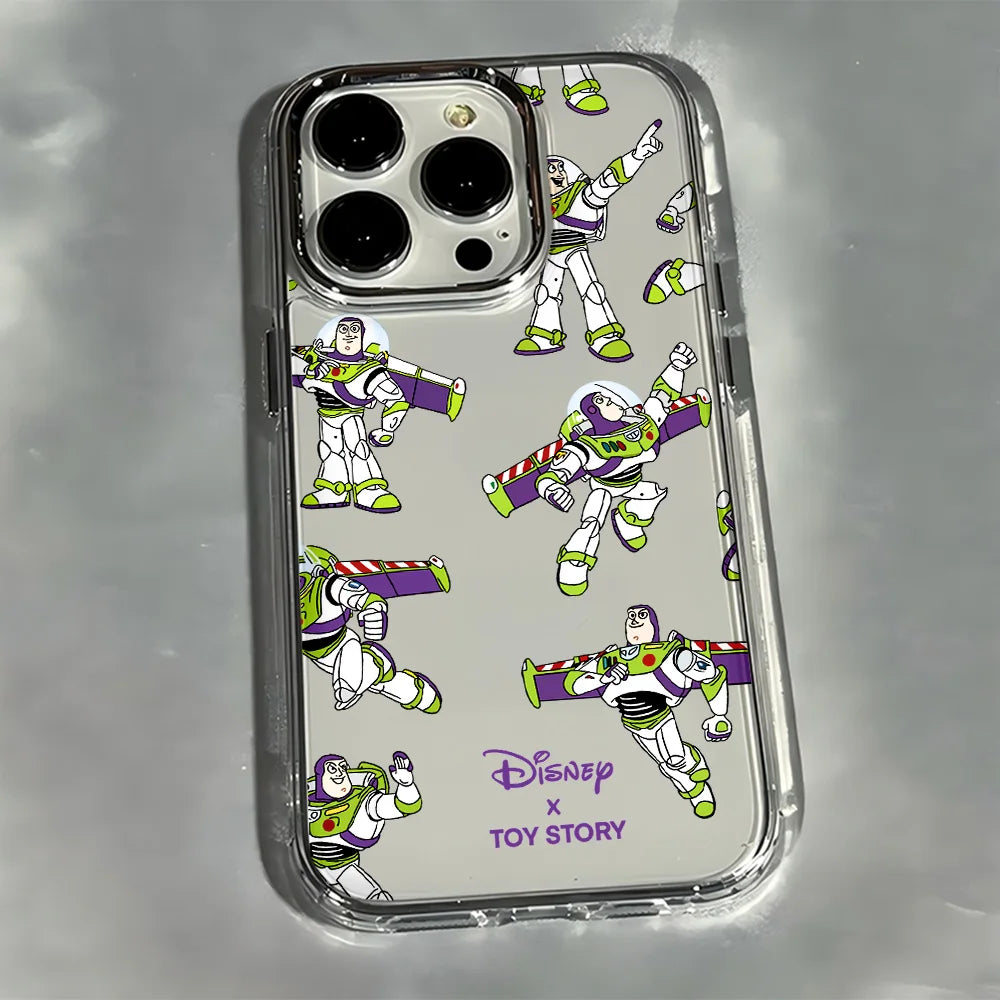 Cartoon Toy Story Woody Alien Phone Case For iPhone 17 16 15 14 13 12 11 mini Pro Max X XR XSMAX Air Plus Transparent Soft Cover