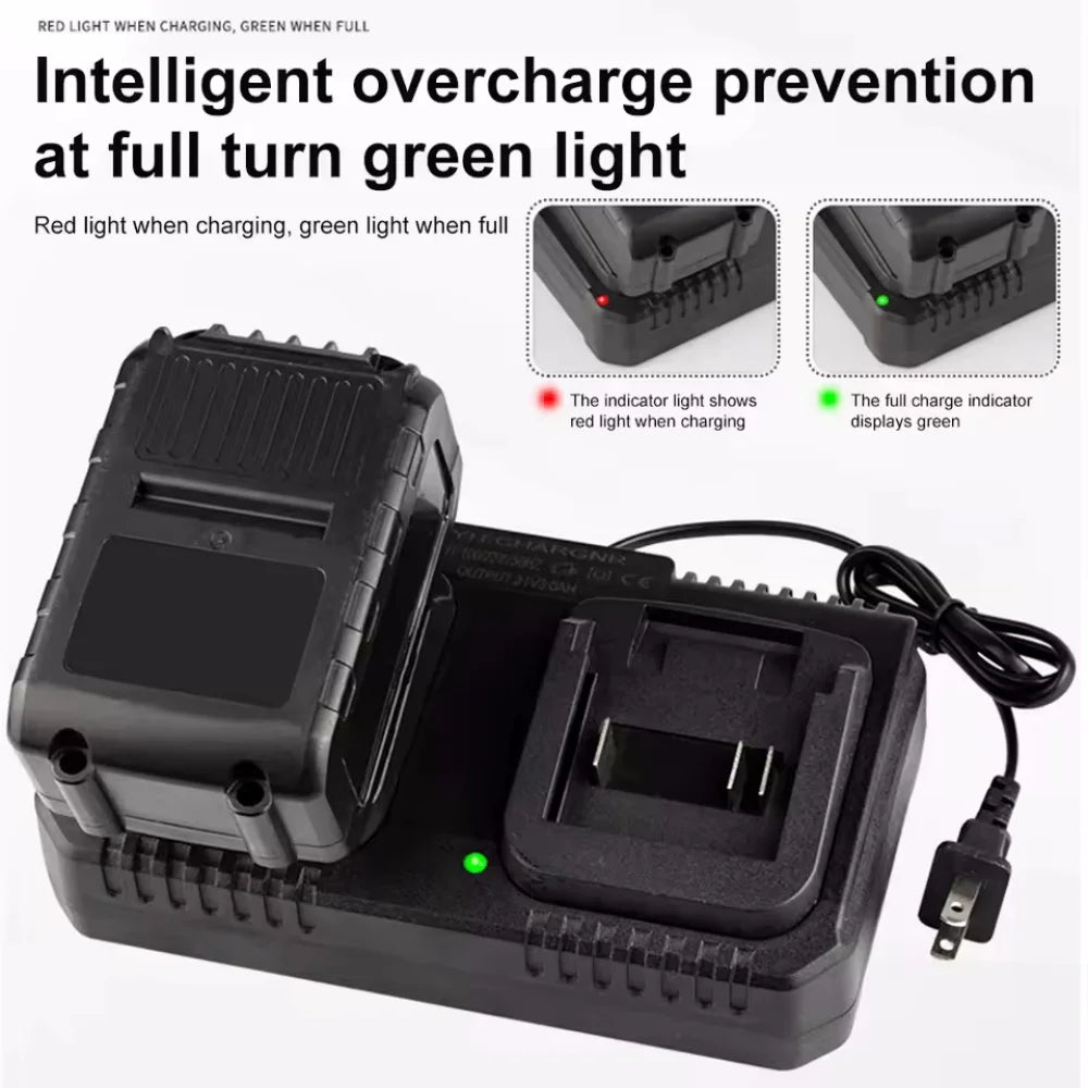 Dual Battery Charger For Makita BL1415 BL1815 BL1830 BL1850 US/EU Plug 18V 21V MAX Li ion Battery Charger 2 Slots Electronic Kit