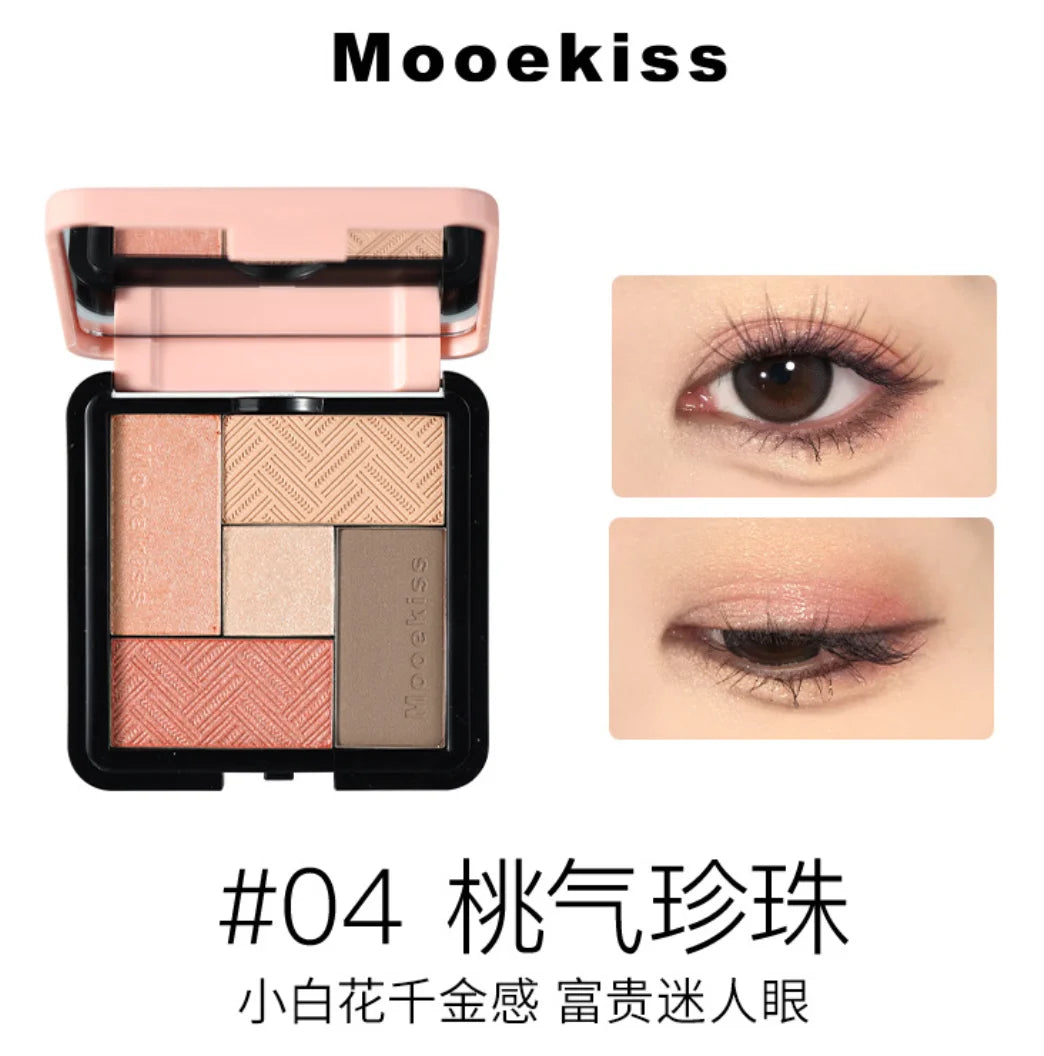 Mooekiss Eyeshadow Palette Multiple Colors One Palette Multipurpose 8.5g Makeup Cosmetics