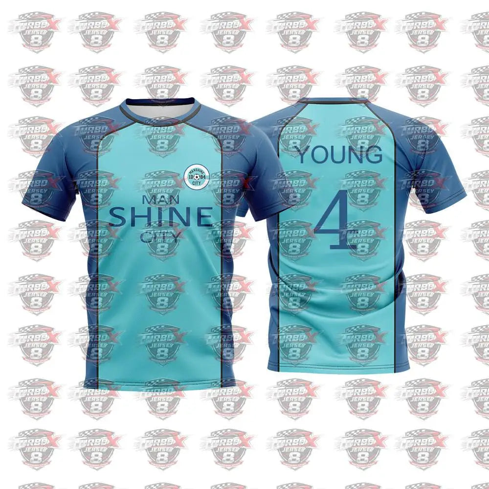 Blue Lock Nagi Man Shine City Jersey Japanese Anime Cosplay Football Uniform Breathable Sports T-shirt Hyoma Chigiri Tops Unisex