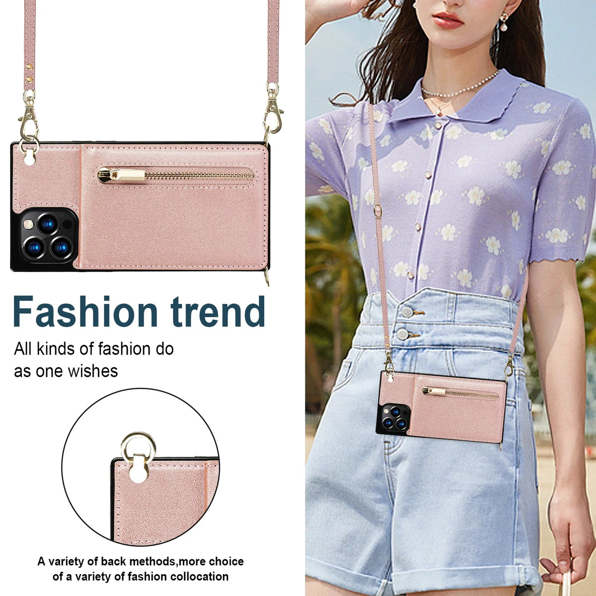 Crossbody Wallet for Huawei Mate 40 Pro 30 20 Lite P40 P30 Pro Plus Case with Card Holder Lanyard Strap Leather ZYXKZJLL