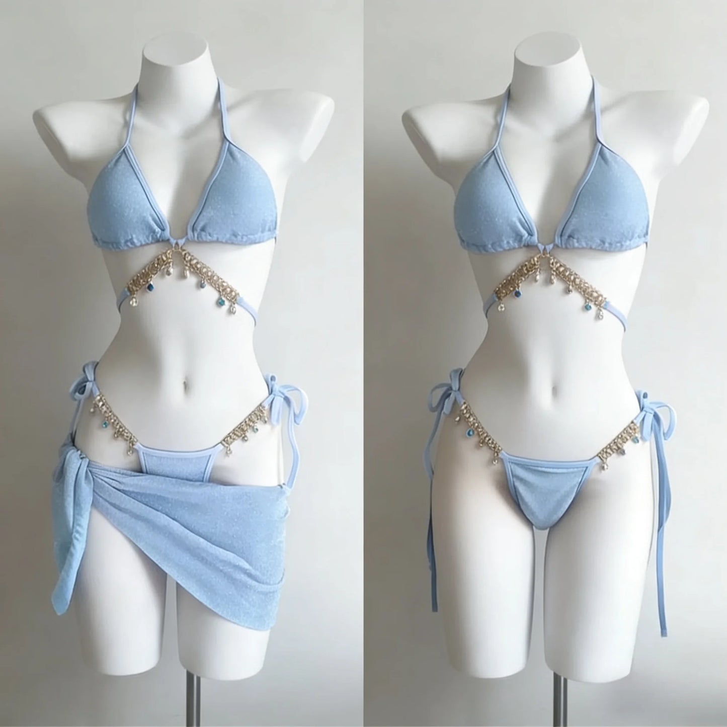 2026 Fashion Pool Party Bikini Set For Ladies Swimwear High Stretch Soft Fabric Beach Outfit Summer Vacation Trendy New Style