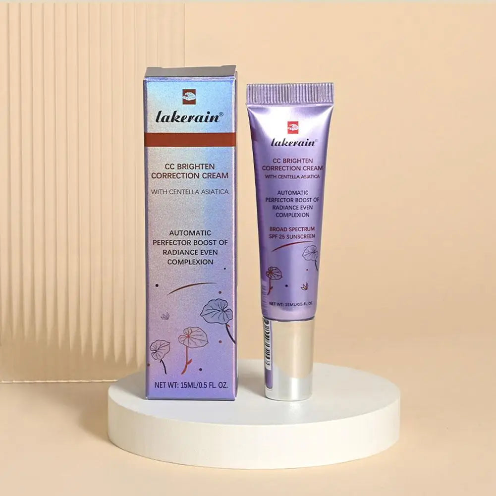 3 Colors Centella Asiatica Korean High Coverage Foundation CC Cream Color Changing Cream for Face Base Makeup 1/3pcs