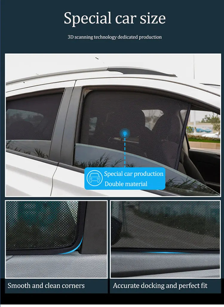 For Lexus GX 2024 2025 Land Cruiser Prado J250 LC250 Magnetic Car Sunshade Front Windshield Curtain Rear Side Window Sun Shade