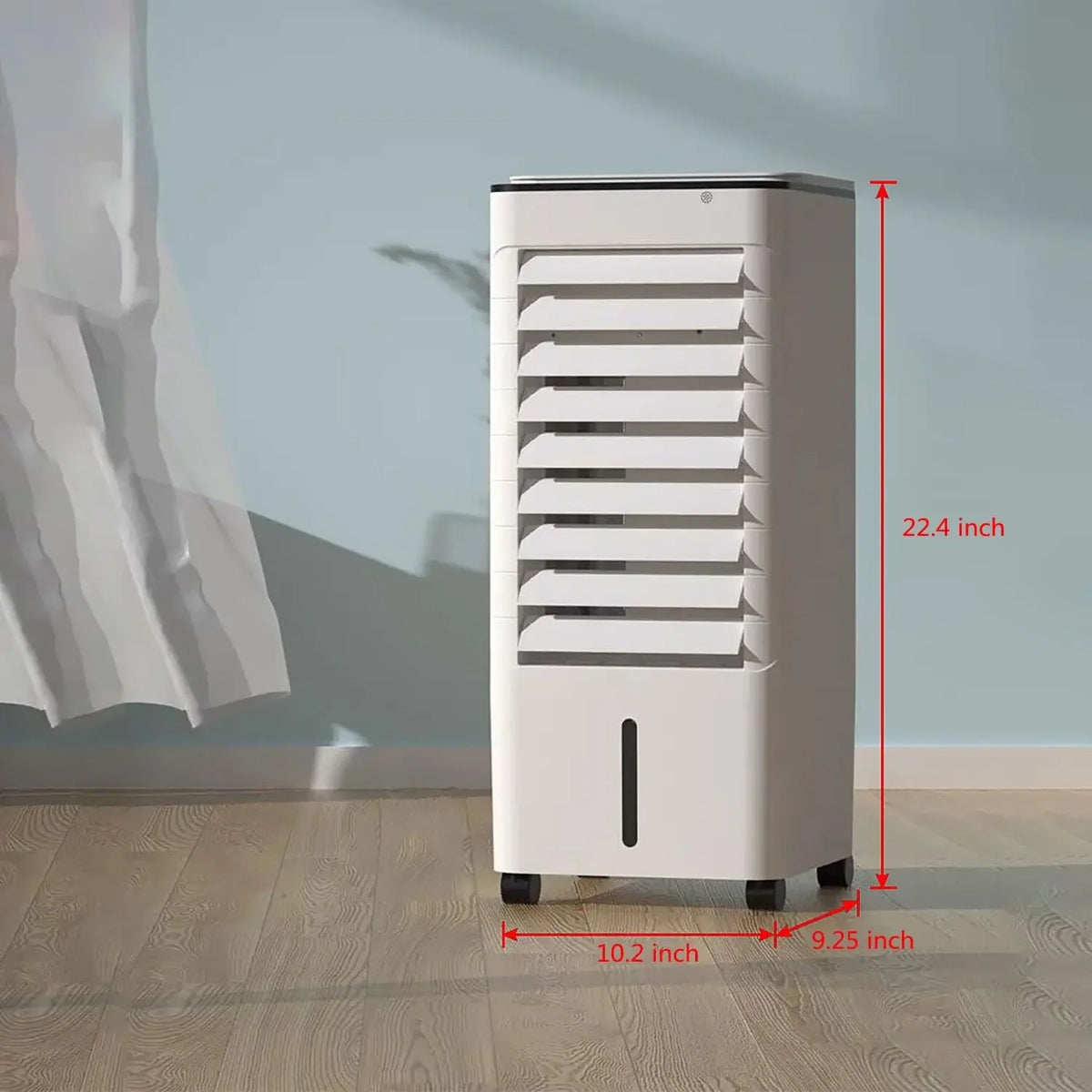 220V Floor Standing Air Cooler Portable Cooling Fan Humidifier with Ice Box Timer Remote Control For Home Office Bedroom