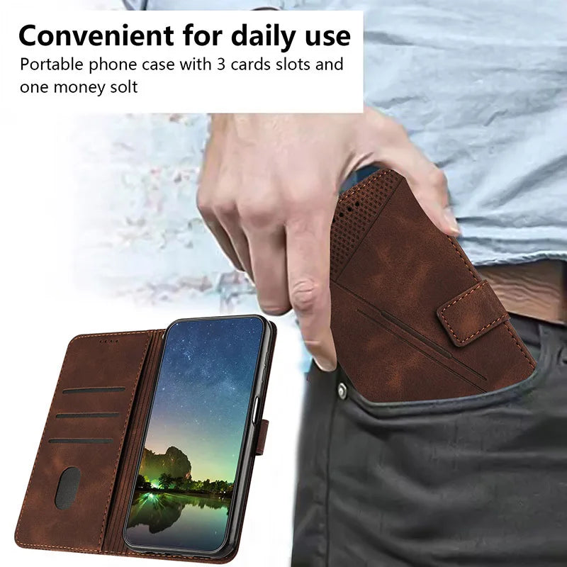 Stand Flip Wallet Case for Xiaomi Redmi 14C 13C 13R 12C 12 13 4G 5G 10 2022 11a 10C 10A 9C 9A 8A 7 8 6A Leather Protect Cover