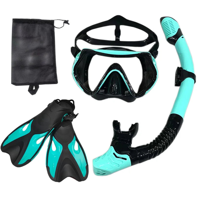 Snorkeling Scuba Diving Mask Free Diving Goggles Silicone Skirt Panoramic Dive Mask For Adults Swimming Snorkeling