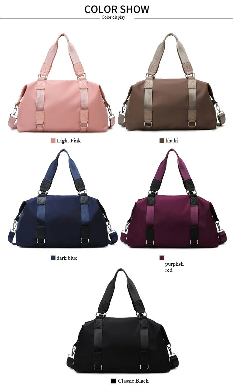 Large Gym Bag with Wet Dry Compartment | Sport Duffel for Women Men | Travel Tote