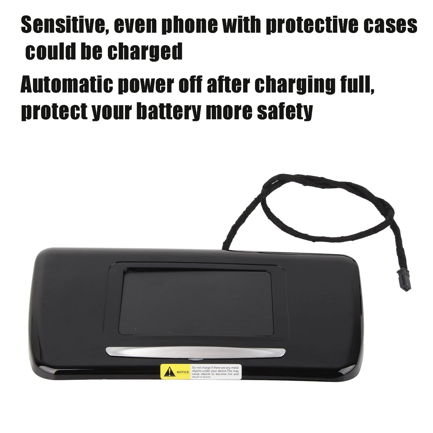 15W Wireless Car Charger 2‑in‑1 Phone Holder Replacement for 5 Series F10 / F11 / F18 2011‑2017