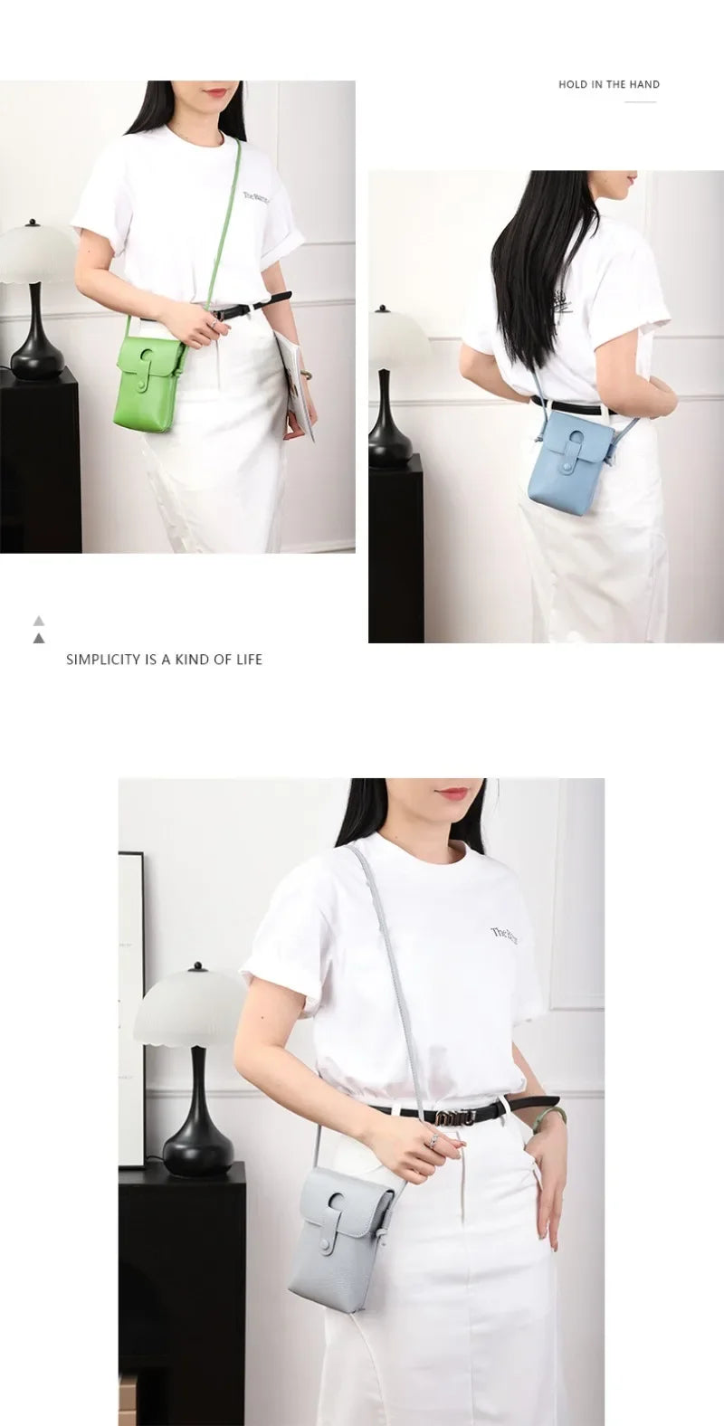 Luxury Brand Design Crossbody Bags for Women Small Cell Phone Wallet Purse with Adjustable Strap Women's Shoulder Bag Handbag