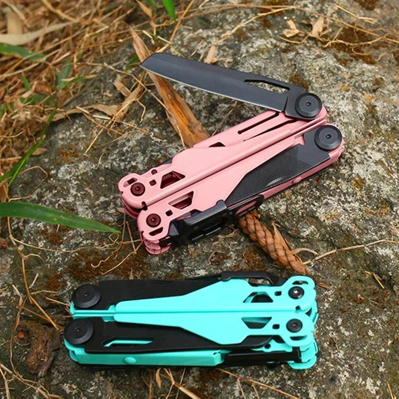 BHBT 19 in 1 Multitool Pliers Folding Knife Multi Tool Hoxagon Wrench Outdoor Camping EDC Tool Home Repair Maintenance