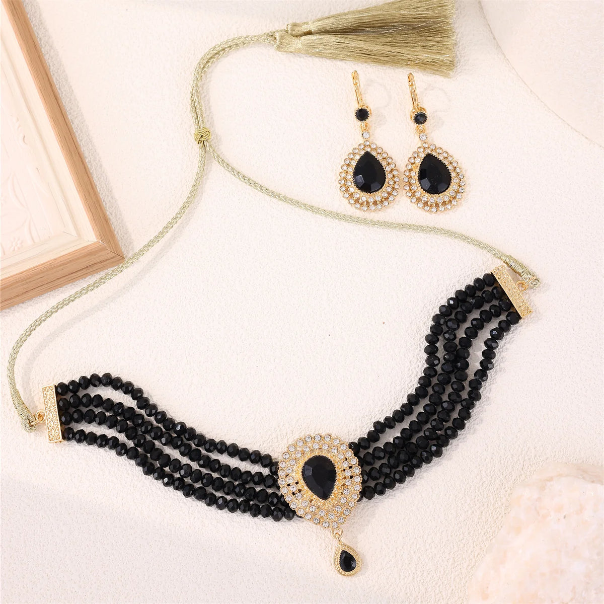 Moroccan Women's Fashion Jewelry Set - Luxurious Traditional Accessories for Bridal Wedding Parties & Holiday Gifts