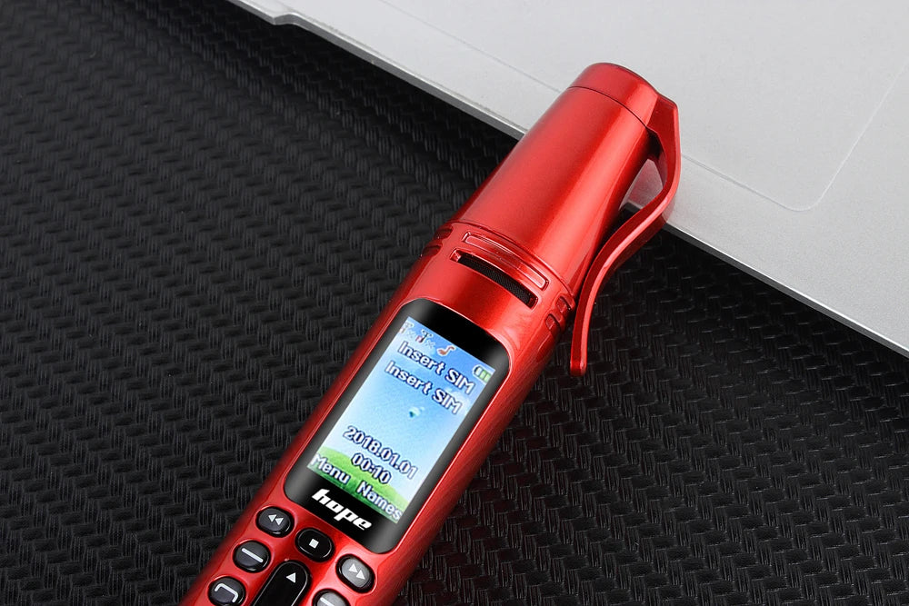 Funny Cute Phone With Pen Function Two Sim Magic Voice BT Dial Special Shape Mini Mobile Phone FM Camera 2G GSM Cheap Portable