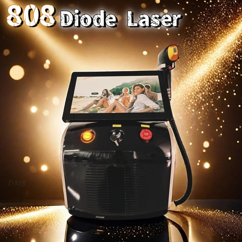 Professional 808nm Diode Laser Hair Removal Machine 3 wave Ice Titanium Painles Permanent Alexandrite Device For Salon Depilador