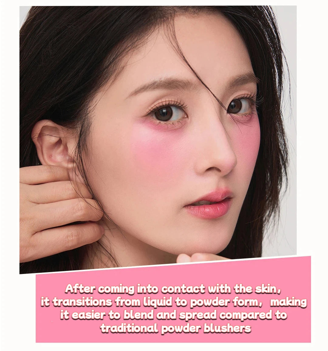 AZTK Blusher Color Face Makeup Rendering Liquid Blush Moisturizer Long Lasting Eye Shadow Beauty Expands Cheek Tint Cosmetics