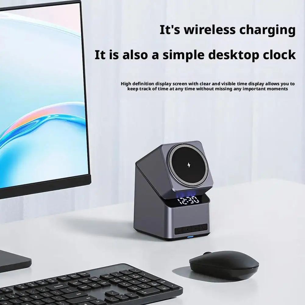 Wireless Charger Station 4 in 1 Fast Charging Dock Stand For iPhone 16 15 14 13 12 iWatch 9 8 7 Pro Airpods