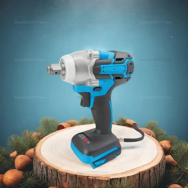 Wireless Impact Wrench Cordless Brushless Electric Power Tool High Torque Rechargeable Handheld Tool for Repair Construction
