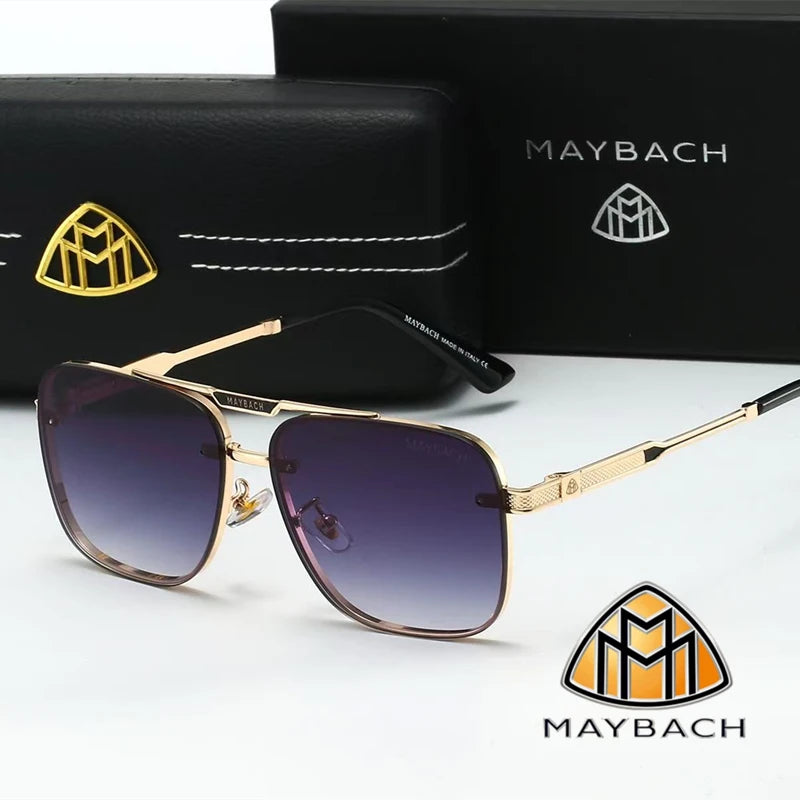 MAYBACH Sunglasses Luxury brand UV400 Protection for Men and women Classic Sun Glasses High Quality Eyewears Pilot Goggle 6830