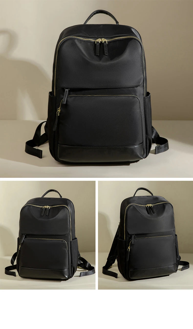 Travel Backpack for Women Luxury Back Pack Bag for 15.6 inch Laptop New Stylish Female Bags with Computer Cabin Large Schoolbags