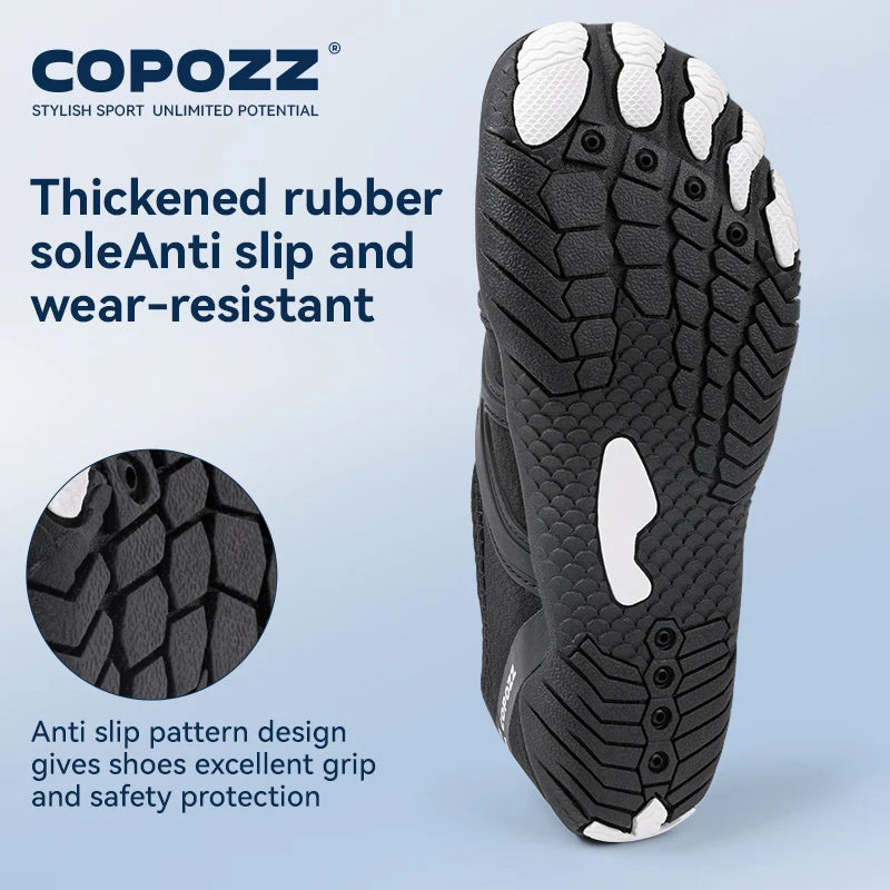 COPOZZ Unisex Water Shoes Barefoot Shoes Outdoor Beach Water Sports Upstream Aqua Shoes Sport Running Fitness Non-slip Sneakers