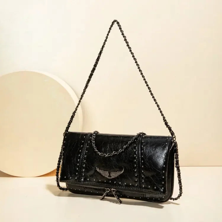 2026 Commuter Crossbody Diaper Bag Women's Luxury Leather Tote Vintage Minimalist Designer Large Capacity Elegant Durable