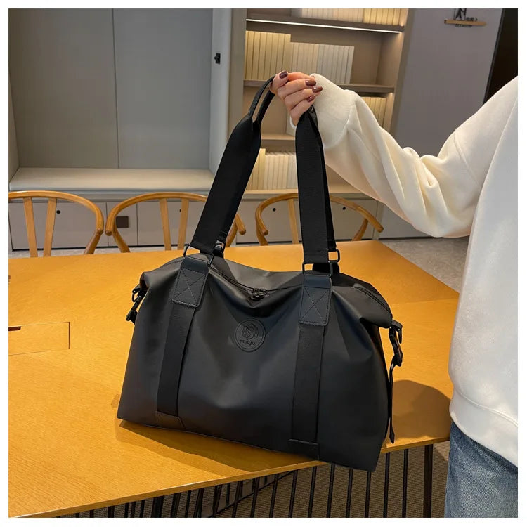 Travel bag Men's and women's tote bag Large capacity travel duffel Yoga exercise  Oxford cloth waterproof fitness bag