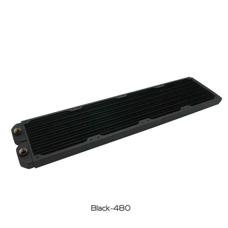 Computer Water Cooling Radiator Slim 20mm Copper 120/240/360/480mm Watercooler Heat Exchanger 12cm Fan Cooler