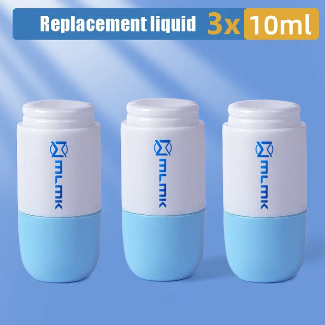 2 In 1 Thermal Paper Correction Solution & Parcel Box Opening Knife Home Office Identity Data Security Protection Liquid Eraser